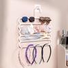 Organizador de 5 capas para guardar garras de pelo, gran capacidad, soporte para diadema engrosado, colgador de horquillas para colgar en la pared, espacio para mujeres