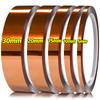 33/99M Gold High Temperature Heat Tapes Thermal Insulation Tape Electronics Board Protection PET Adhesive Insulating Tape 5-30mm