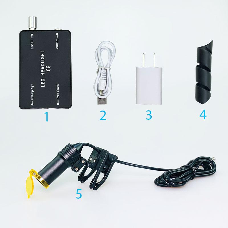 5W Headlight Belt Clip Type Headlamp