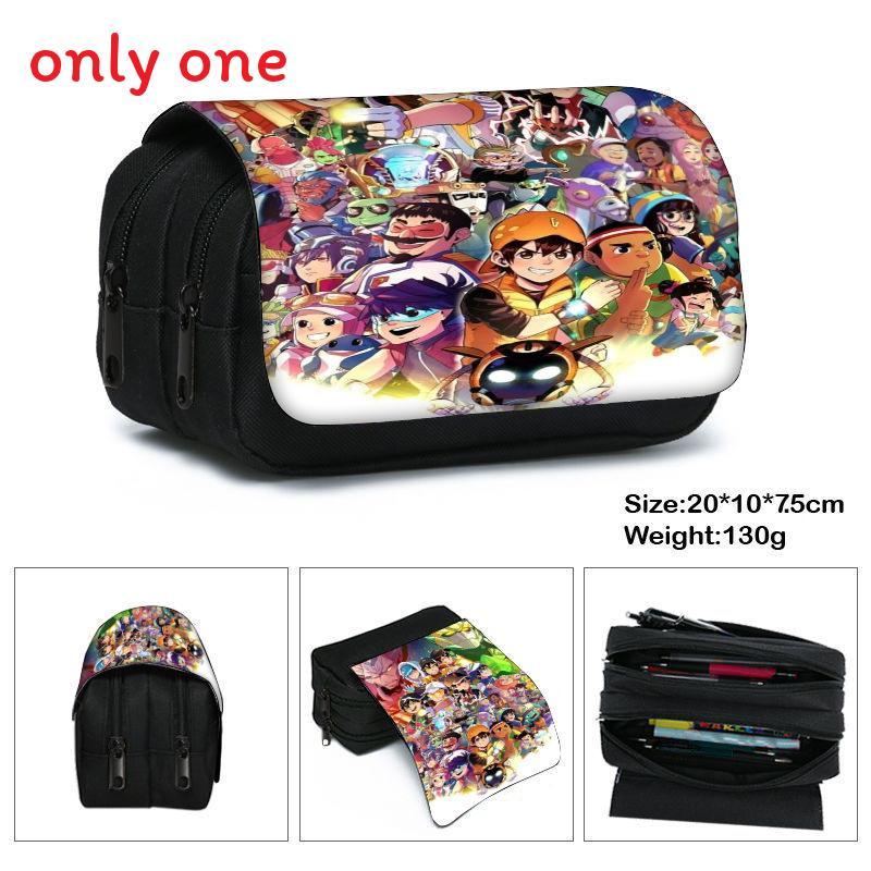 Elements Hero Boboiboy Layer Pencil Case With Spacious Storage For Students And Kids