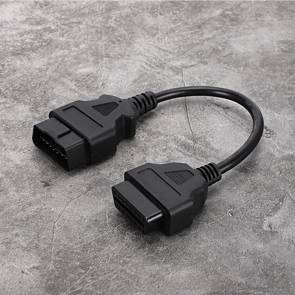 Cablu Extensie OBD 16 Pini 0.3m0.98ft Tată la Mamă Conector Adaptor Diagnostic