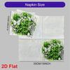 20pcs Disposable Napkins with Rose Pattern Print for Wedding,Parties,and Daily Use for Thanksgiving Fall Christmas Table Decoration