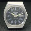 VINTAGE SEIKO 5 AUTOMATIC 6309A JAPAN MENS BLACK COLOR DIAL WATCH a701464-5