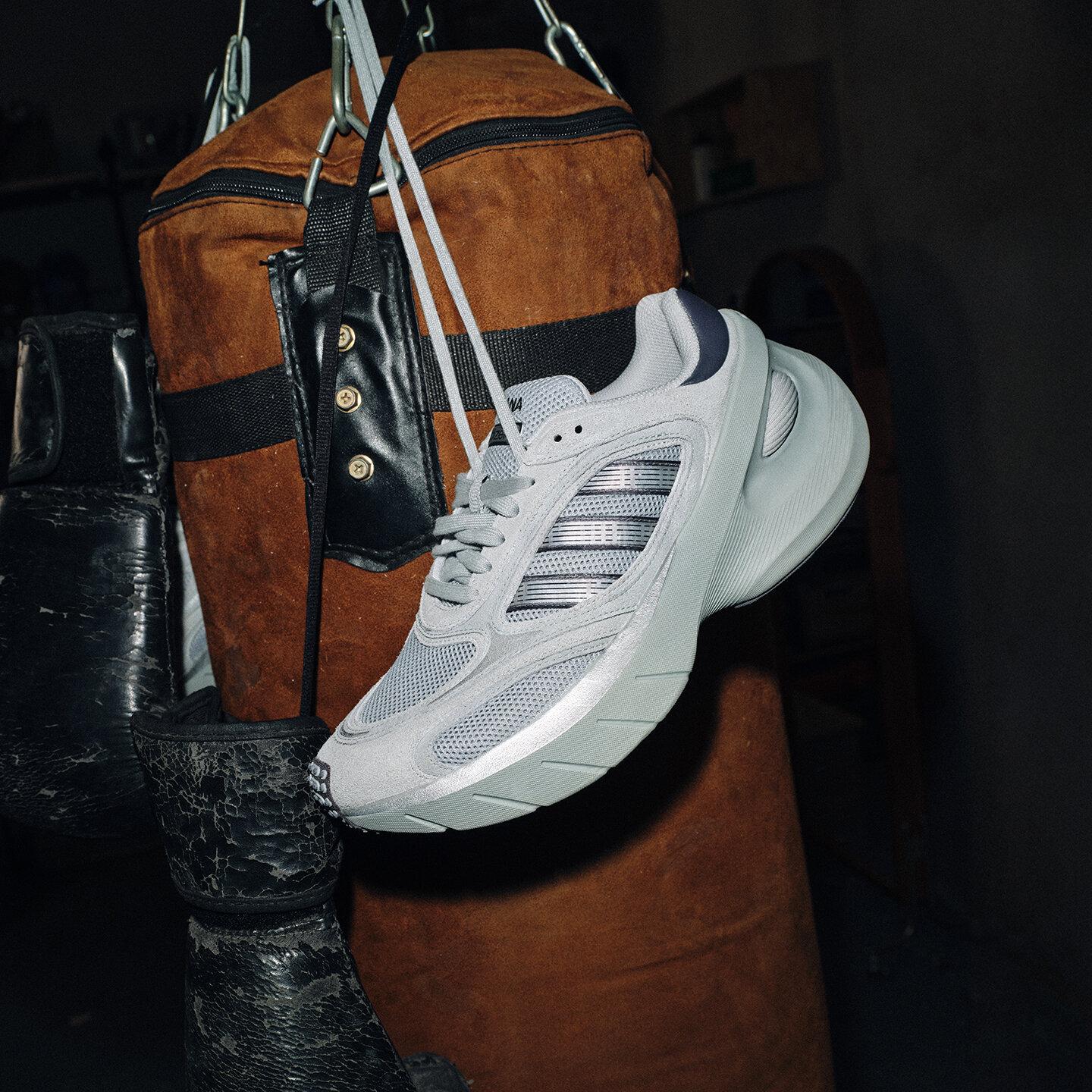 Adidas Adizero Goukana Running Shoes Unisex Light Gray Green 39