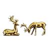 Sitting/Standing Position Deer Desktop Ornament Creative Christmas Deer Statue  Office Desktop