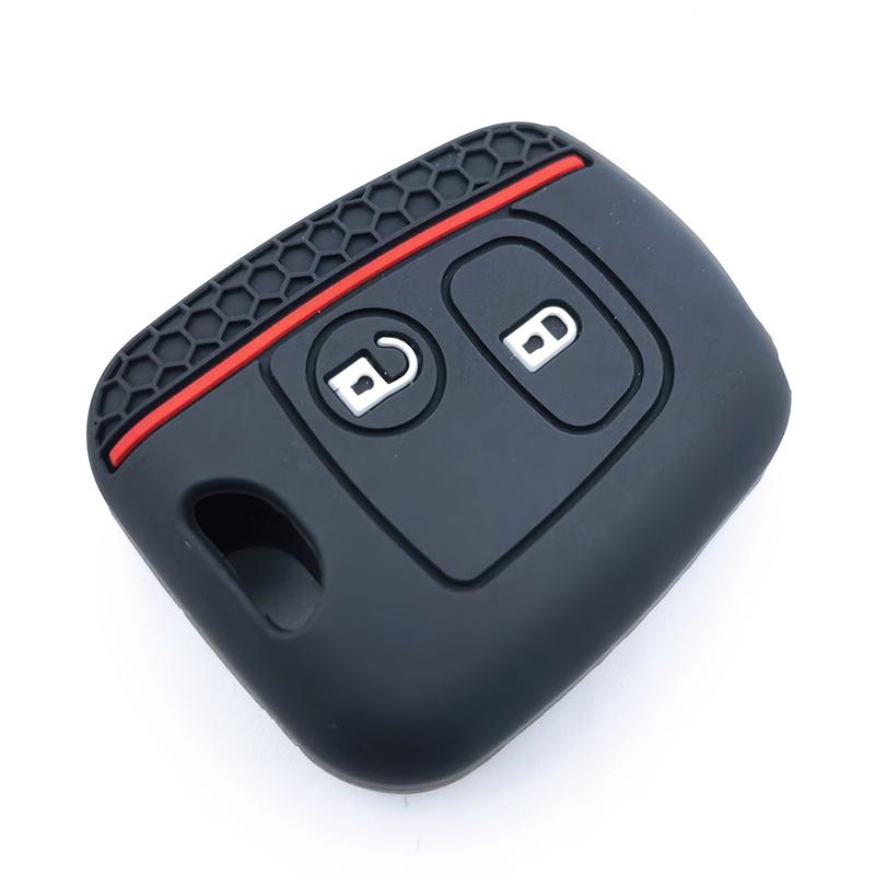 Remote Key Cover Case Silicone Skin For Citroen C1 C2 C3 C4 Xsara Picasso Key Cap Peugeot 107 206 207 306 307 407 Toyota Aygo