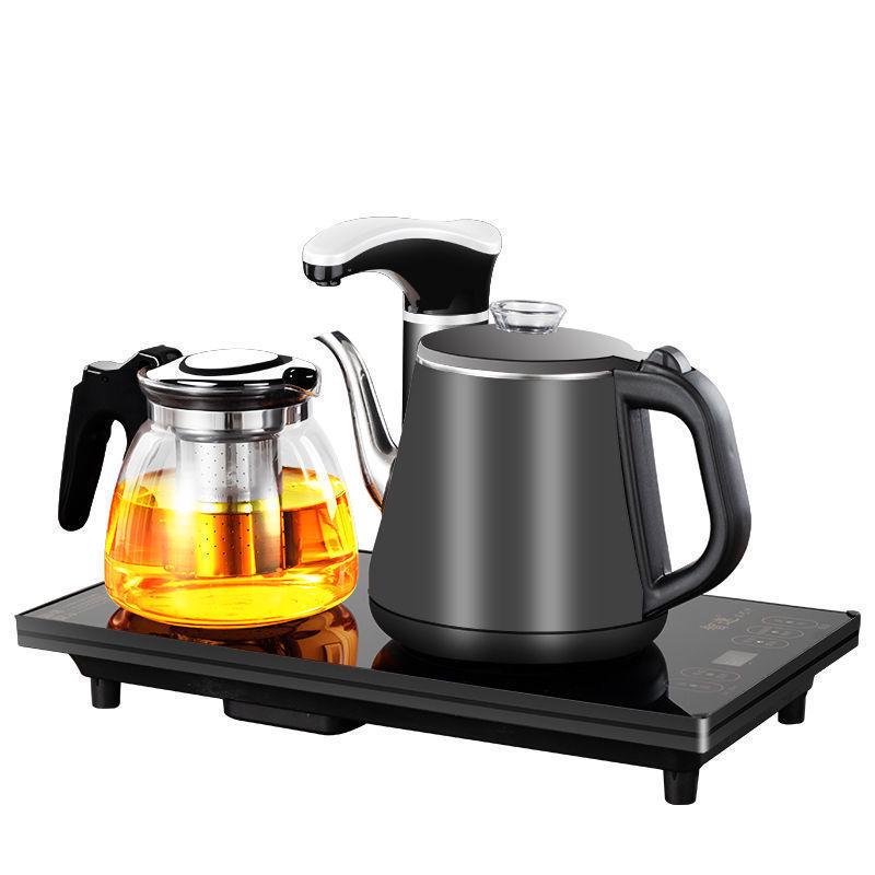 Automatic Tea Set with Induction Cooker & Tray - Kung Fu Style for Home Living Room