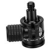 Ball Head Aluminum Alloy 360 degrees  Rotating Ball Head with 1 4 Threaded Port for Camping Equipment