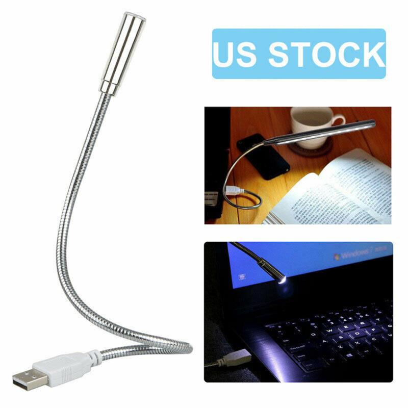 

Металлический USB светодиодный ночник, удобный вращение на 360 градусов, легкий портативный настольный светильник высокой яркости для настольного ноутбука