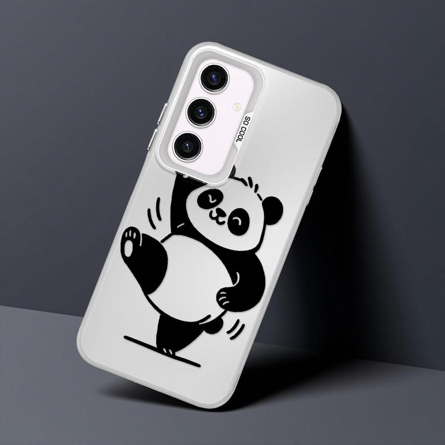 Cute Cartoon Panda Soft Cover Phone Case for Samsung Galaxy A54 A73 A35 A71 A26 A36 A51 A56 A55 A52 A72 A53