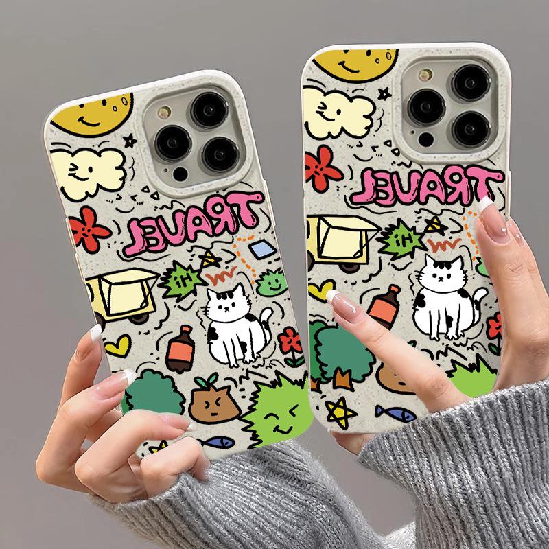 

**Camping Cat iPhone 16 Pro Max/16 Pro/16 Plus Case - Soft Silicone** iPhone X/XS