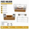10Pcs/Set 5x20mm 6x30mm Glass Fuse Holder AC250V Fuse Socket Base  for DIY Industrial Projects