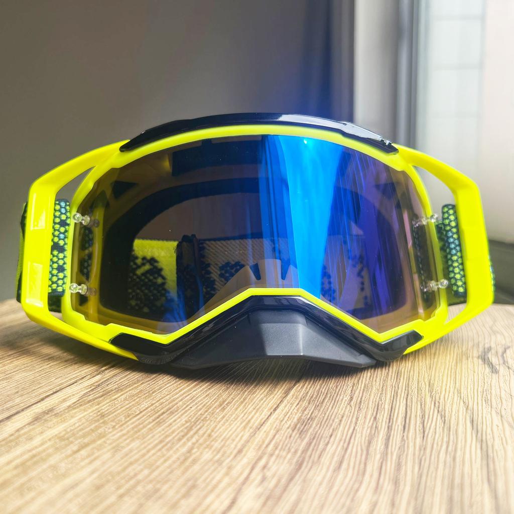 Outdoor-Motocross-Brille, Motorradbrille, Offroad-Dirtbike, ATV, UTV, Rennen, Outdoor-Reiten, TPU-Rahmen, verstellbarer Riemen