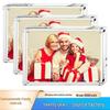 Crystal Clear Double-Sided Acrylic Photo Frame with Strong Magnetic Hold