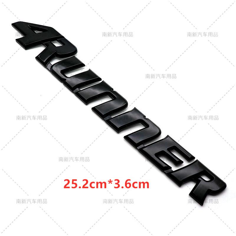 

1Pc 4Runner Emblem Badge Rear Trunk Decals Decoration Stickers For Tundra Tacoma 4runner Pickup Trucks Car Styling Car Accessories чорний