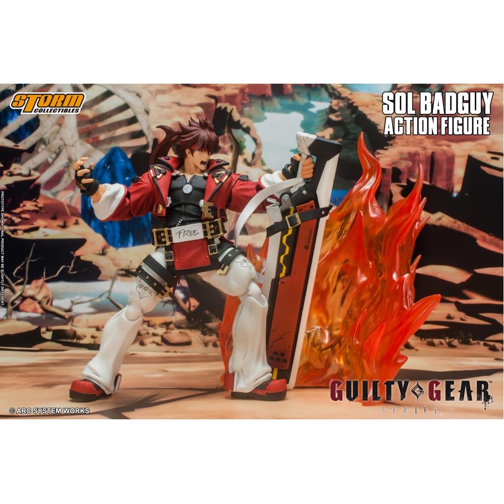 GUILTY GEAR SOL BADGUY フィギュア GUILTY GEAR -STRIVE-』の「ソル＝バッドガイ」を、1/4スケールで立体