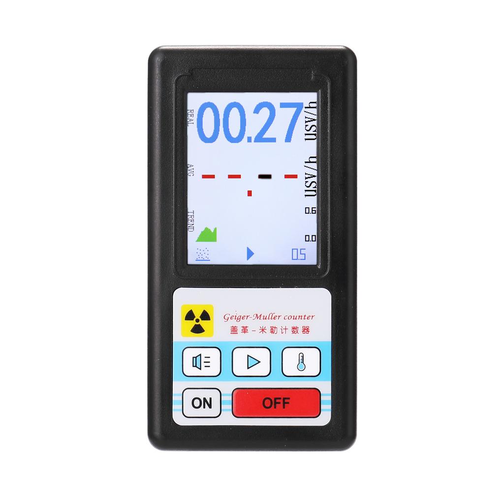 Display Screen Geiger Counter Nuclear Radiation Detector Personal Dosimeter Marble Detectors Beta