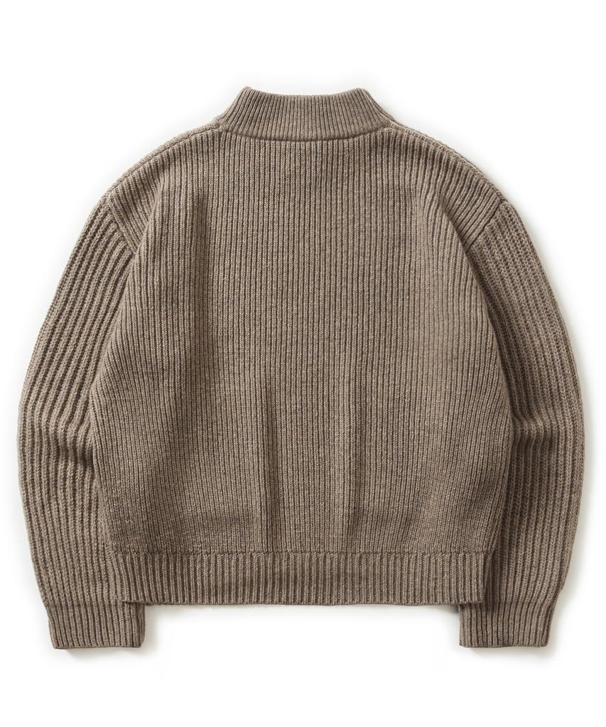 ESFAI Plgw Mock Neck Knit (Beige)