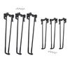 3x Folding Furniture Legs Metal Table Legs for Coffee Tables DIY Making