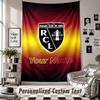 Wall Hanging Tapestry With Custom Name & Text, racing club de lens Decorative Tapestry For Bedroom