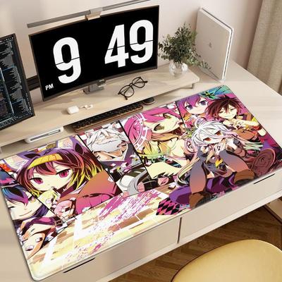 NNo Game No Life Anime Smart Mouse Pad Mousepad Large Gaming LockEdge Thickened PC Table Desk Mat