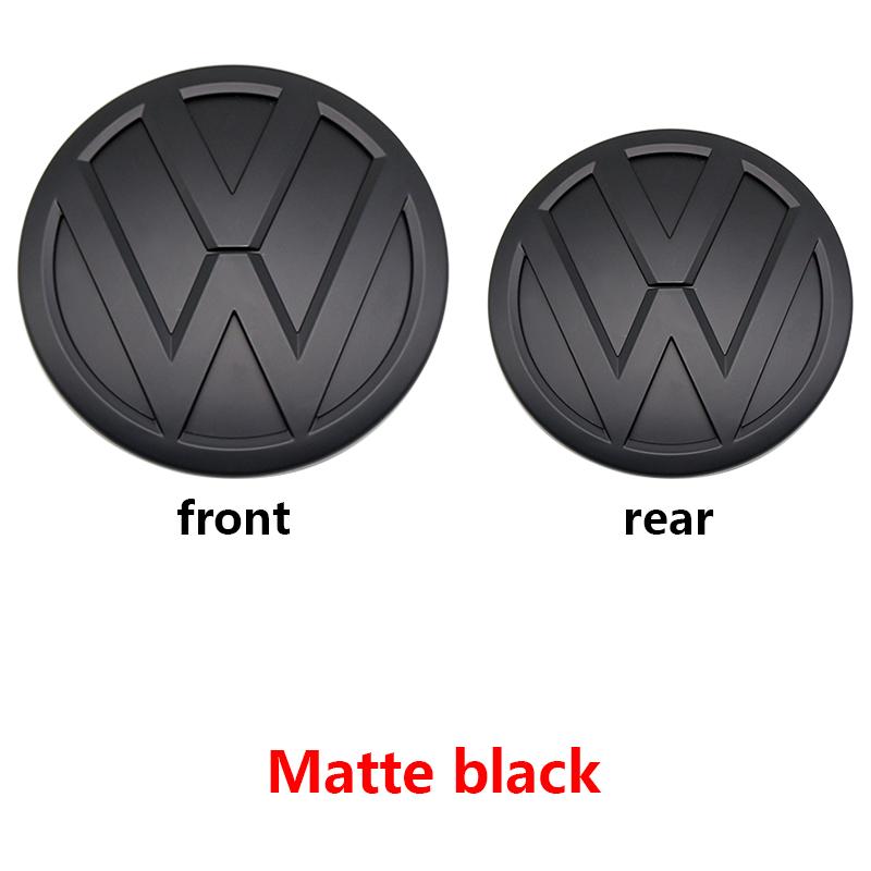 ABCD1 Volkswagen VW Front Grille Rear Trunk Emblem Badge Lid Cover Logo Decoration Sticker For Tiguan 2017 2018 2019 2020 Accessories