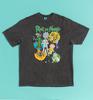 Rick And Morty Vintage Wash Charcoal T-Shirt