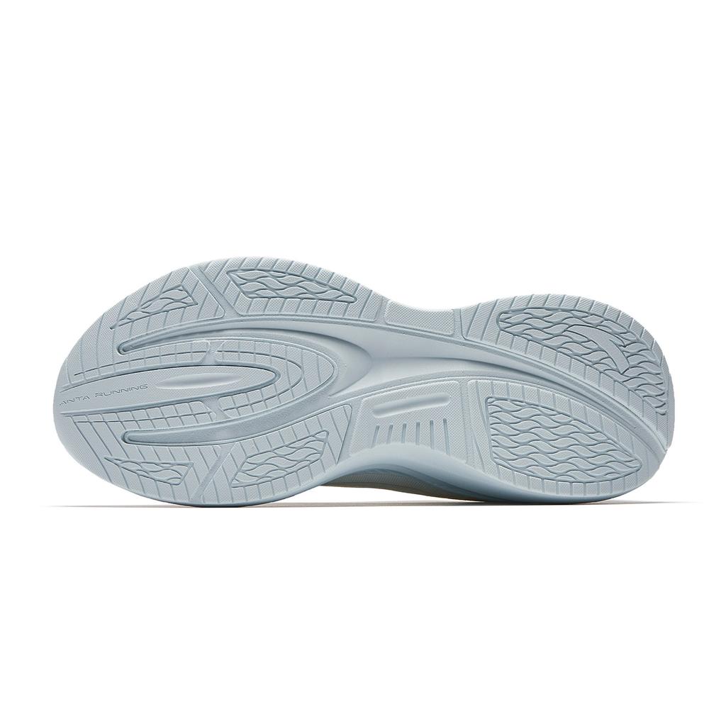 Anta Leaf 6 Thick Mesh Comfortable Fashion Versatile Height Increasing Lightweight Low Top Running Shoes Women Sneaker White Blue 922545524-5