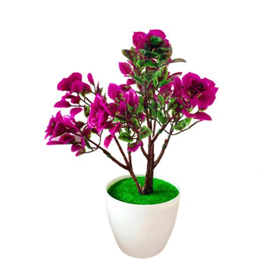 Artificial Potted Plants Fake Flower Bonsai Home Ornaments Desktop Hotel Decor