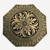 1pc Floral Mandala Automatic Folding Umbrella - Design, Durable Iron Frame for Travel, Outdoor, Beach Fashion Accessory a0920063