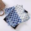 Fashion new long silk scarf women's Korean version line printing simulation silk medium length thin scarf sunscreen shawl