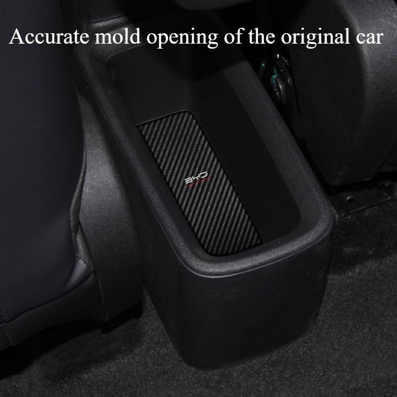 For BYD Dolphin Mini Surf Atto 1 Carbon Fiber Pattern Cup Door Slot Pad Anti-Slip Car Interior Mat njbwy33