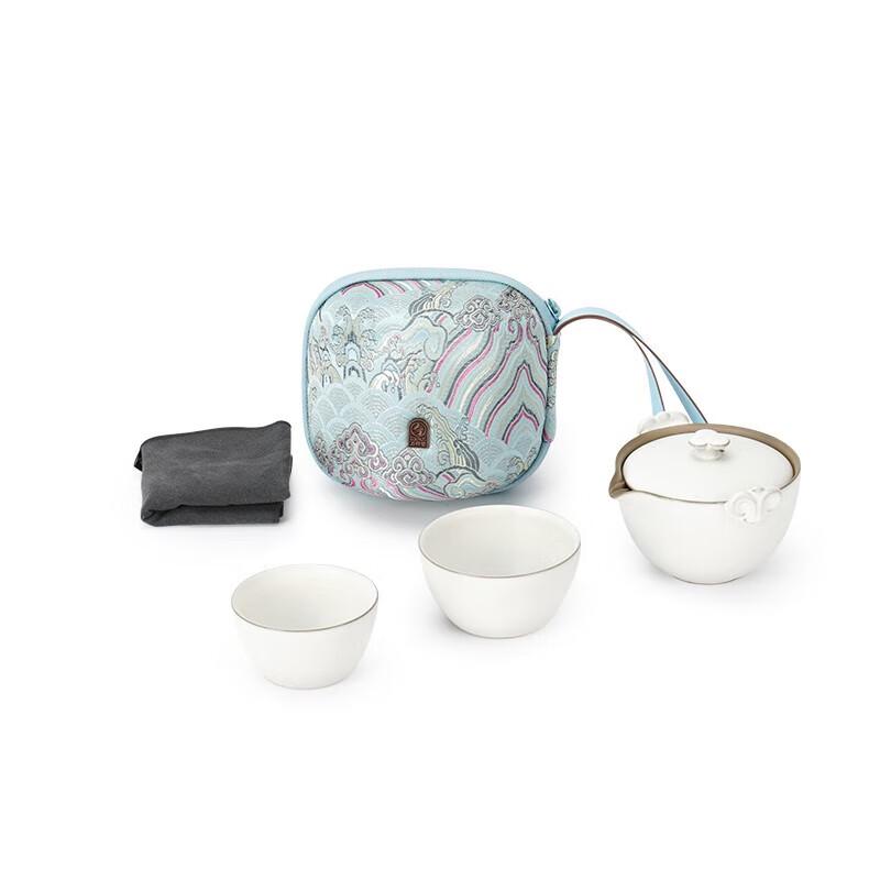 Wan Qiang Tang Ceramic Travel Kung Fu Tea Set