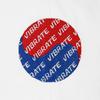 VIBRATE Korean Flag Logo Ball Cap (White)