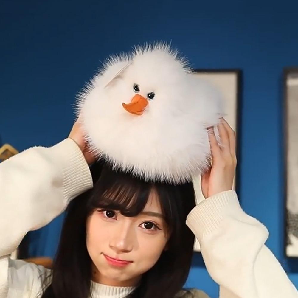 Collection Yellow Duck Plush Toy Comfortable Duck Plush Doll  Home Decor