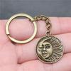 Sun Solar System Planet Keychain for Boys Fashion Vintage Gift for Kids Dainty Vacation Accessory