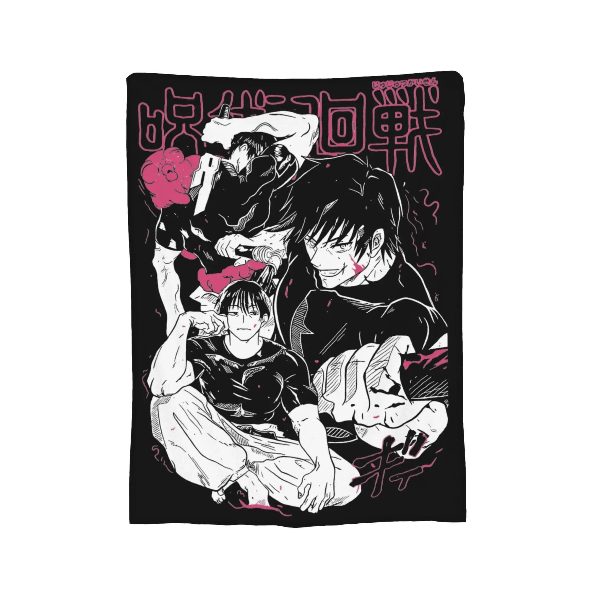 

Toji Fushiguro JJK Anime Flannel Blanket Winter UltraSoft Breathable Throw for Bedding Outdoor Cozy Home Decor 40x50inch 101x127cm