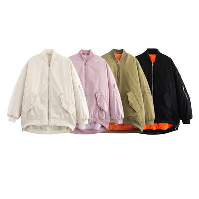 European and American Autumn/Winter Loose-Fit Flying Cotton-Padded Jacket