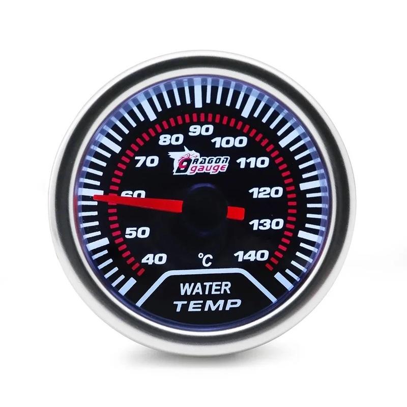 Water Temperature Gauge 2 Inch 52mm Car Universal LED Backlit Pointer Car Engine Coolant Temp Meter for Auto Modification