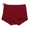 Tummy Control Underwear Women High Waist Boyshorts, Full Coverage Seamless Boxer Mid Rise Briefs Panties, Solid Color Stretch Breathable Comfortable