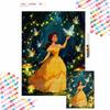 Diamond Painting Kit for Enchanted Forest Fairy Belle, Living Room, Bedroom, Study, Interior Decor (137 Characters)