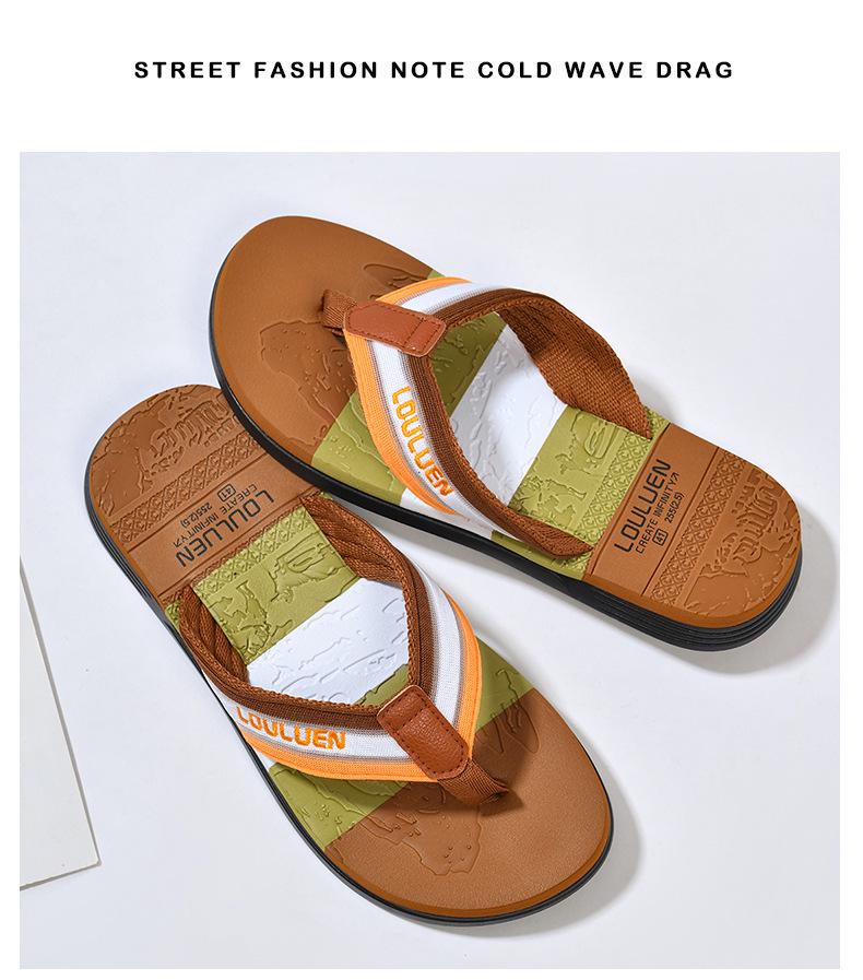 Men's Trendy Non-Slip Soft Sole Beach Flip-Flops EVA Thong Sandals