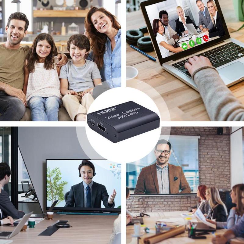 4K Graphics Capture Card HDMI-compatible To USB 3.0 Video Recorder Box For Video Recording