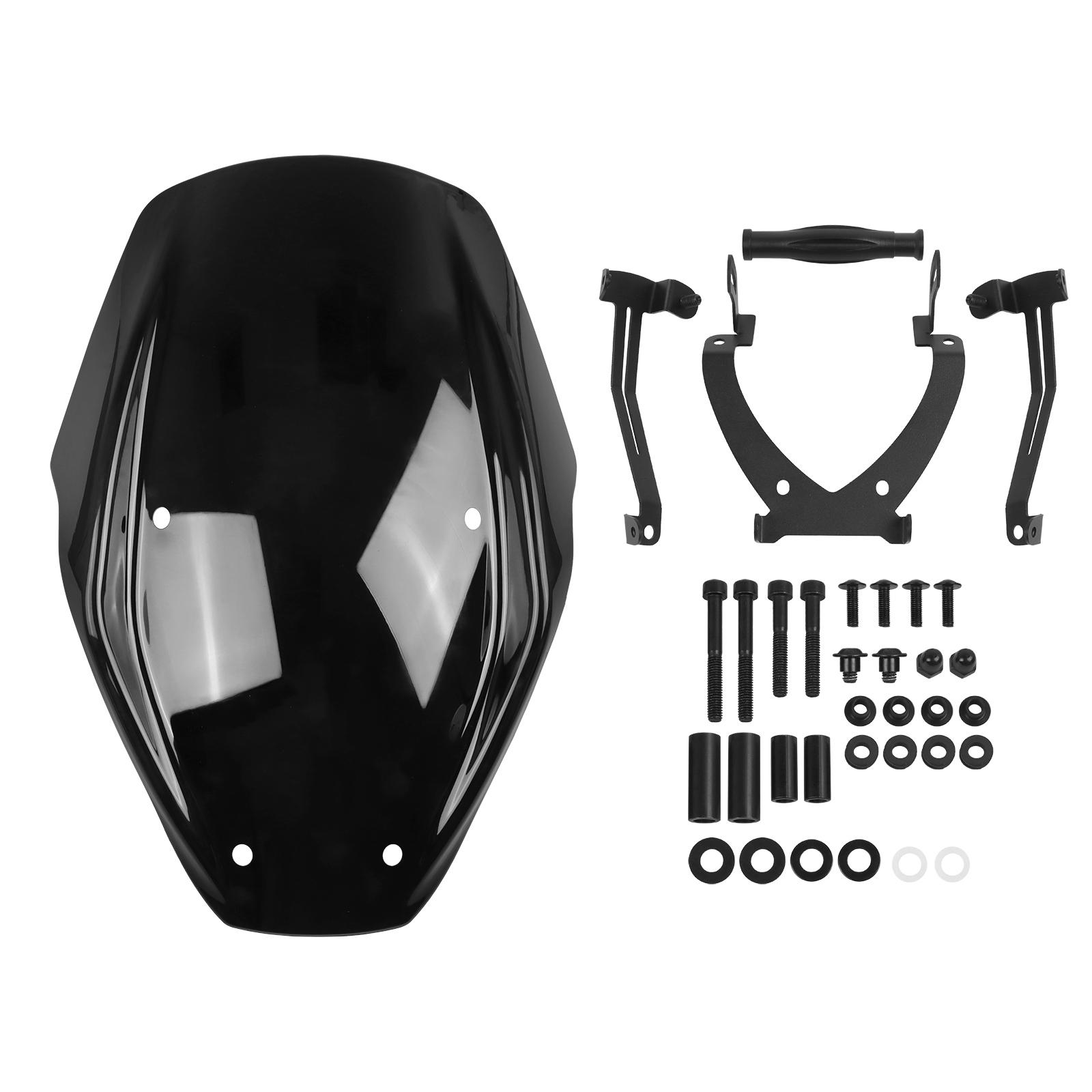 

Комплекты кронштейнов для крепления ветрового стекла для Ducati Diavel V4 2025 2025 Мотоциклетный дефлектор ветрового стекла Обтекатель Щит чёрный