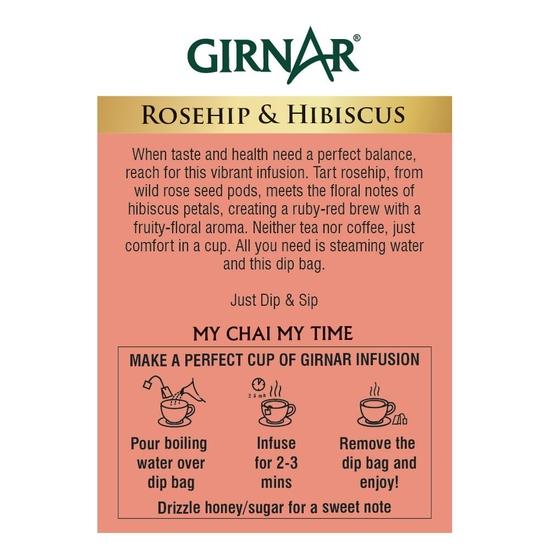 Girnar Hagebutten- & Hibiskus-Kräuteraufguss