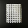 200pcs (100 Pair) Super Strong Clear Dot Stickers Reusable Hook & Loop Fasteners 15mm Adhesive White Round Coins for Organizing Crafting & Packaging