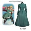 Castle Moving Howls Sophie Cos Suit Women Long Sleeve Dress Costume Cosplay