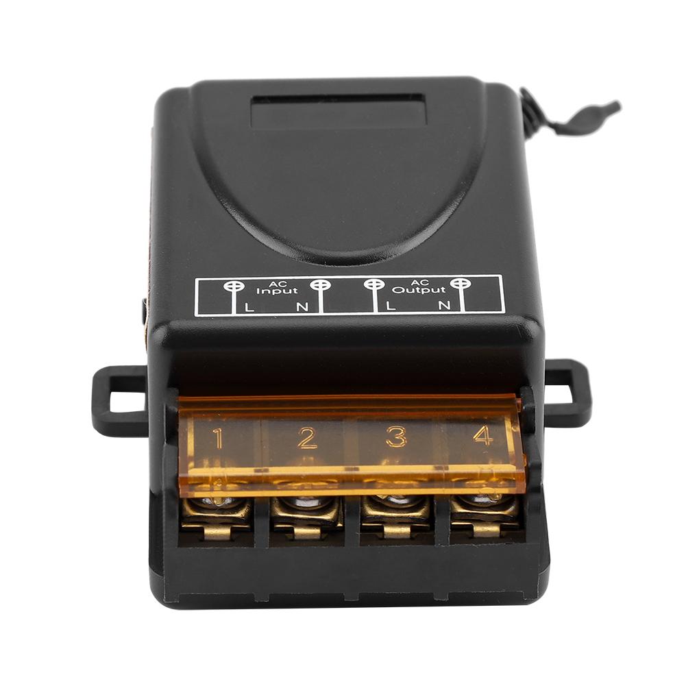 3000W Wireless Relay One way Remote Control   Receiver   Transmitter (AC80-250V)