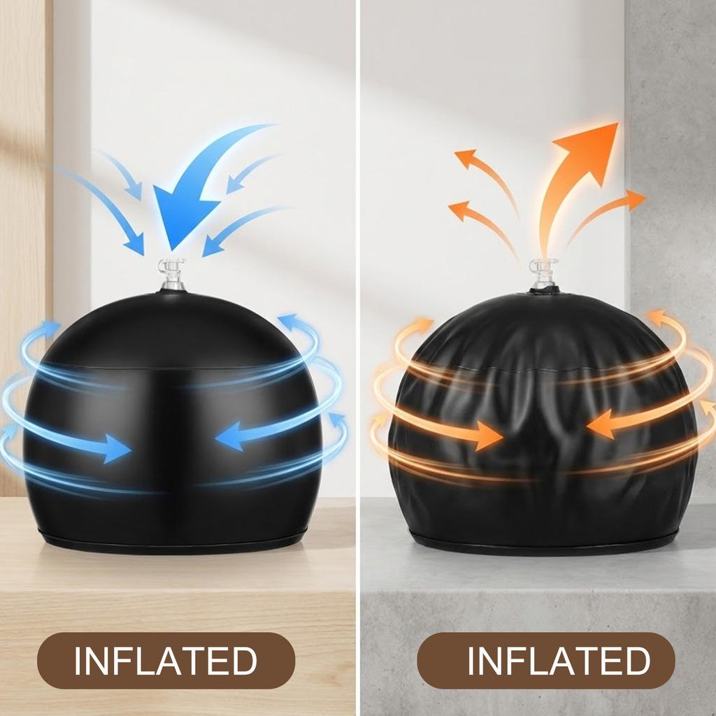 Espositore per Cappelli Forma a Cupola in PVC Porta Cappelli a Sfera Rastrelliera di Supporto per Cappelli Display da Tavolo per Negozio Porta Cappelli da Baseball