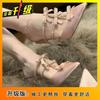 Bow rhinestone section stiletto slippers pointed high heels 2025 new women's outerwear bag head half drag cool slippers